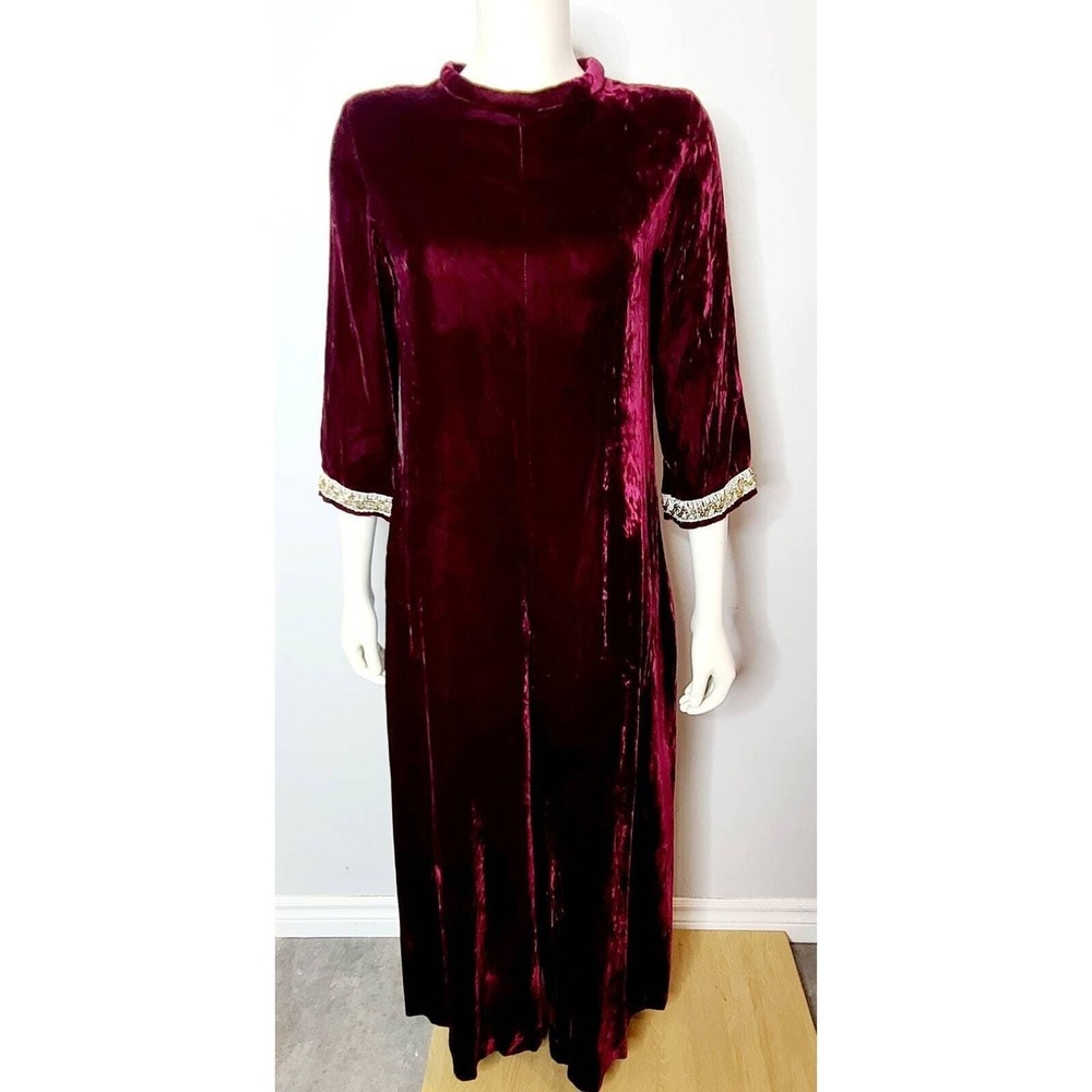 Vintage 1960s Velvet Jumpsuit